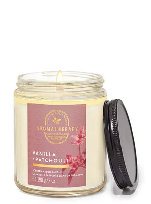 Vanilla & Patchouli Mason Single Wick Candle