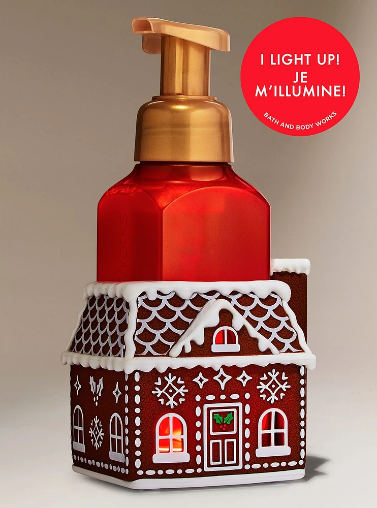 Gingerbread House Soap Buddy Gentle & Clean Foaming Hand Soap Holder