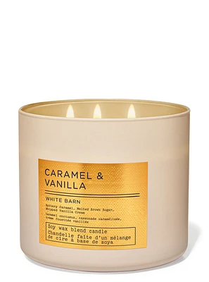 Caramel & Vanilla 3-Wick Candle