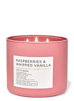 Raspberries & Whipped Vanilla 3-Wick Candle