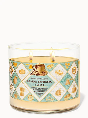 Lemon Espresso Twist 3-Wick Candle