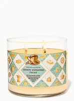 Lemon Espresso Twist 3-Wick Candle