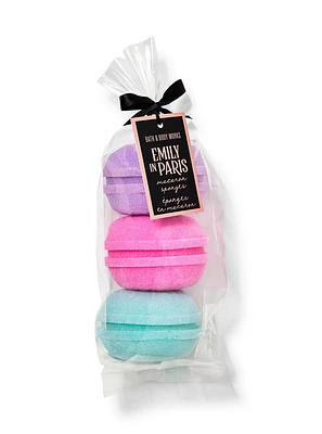 Macaron Bath Sponge Set, 3-pack