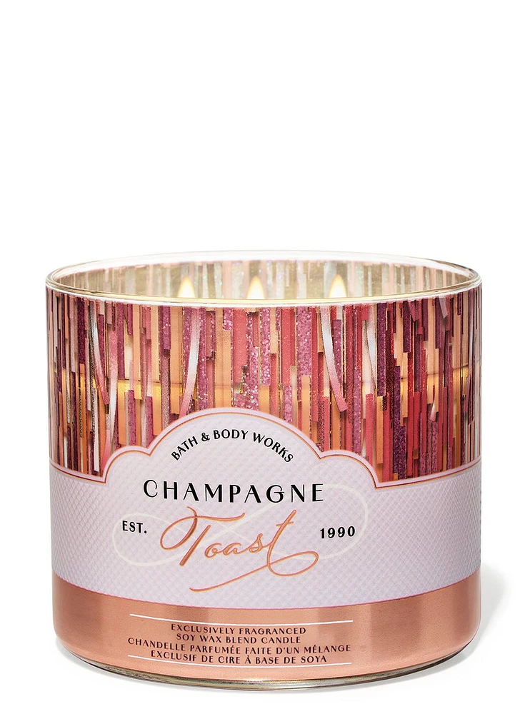 Champagne Toast 3-Wick Candle