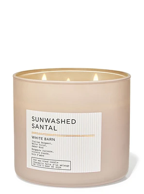 Sunwashed Santal 3-Wick Candle