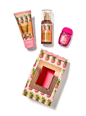 Ensemble-cadeau format mini Pink Pineapple Sunrise