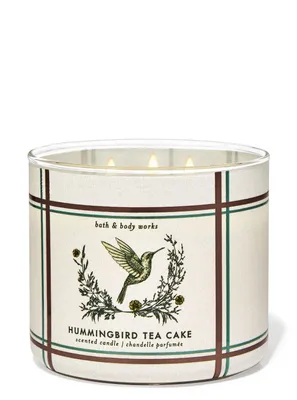 Hummingbird Tea Cake 3-Wick Candle