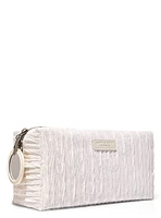 White With Mirror Cosmetic Bag