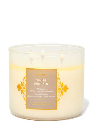 White Pumpkin 3-Wick Candle