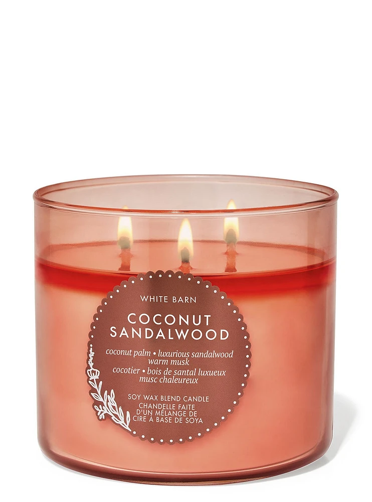 Coconut Sandalwood 3-Wick Candle