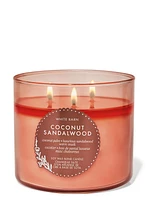 Chandelle à 3 mèches Coconut Sandalwood