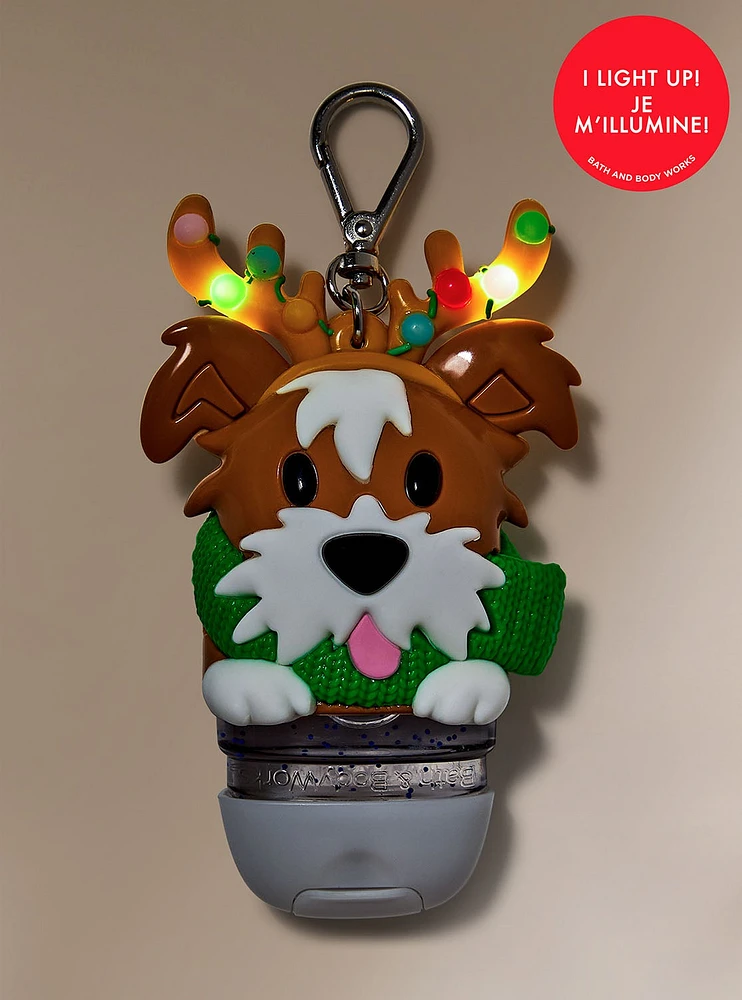 Light-up Festive Dog PocketBac Holder