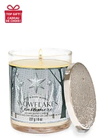 Snowflakes & Cashmere Single Wick Candle