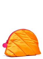 Puffy Orange Cosmetic Bag