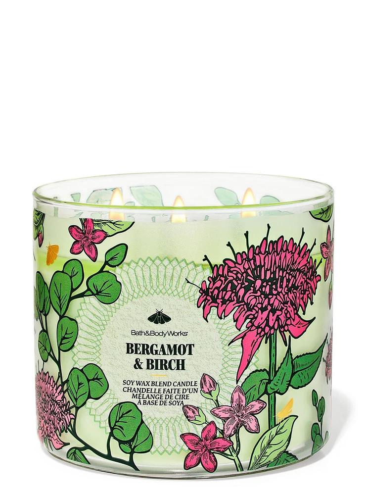 Bergamot & Birch 3-Wick Candle