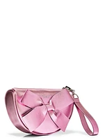 Metallic Bow Wristlet