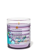 Oceanside Lavender Chandelle à une mèche