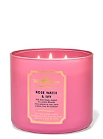 Rose Water & Ivy 3-Wick Candle