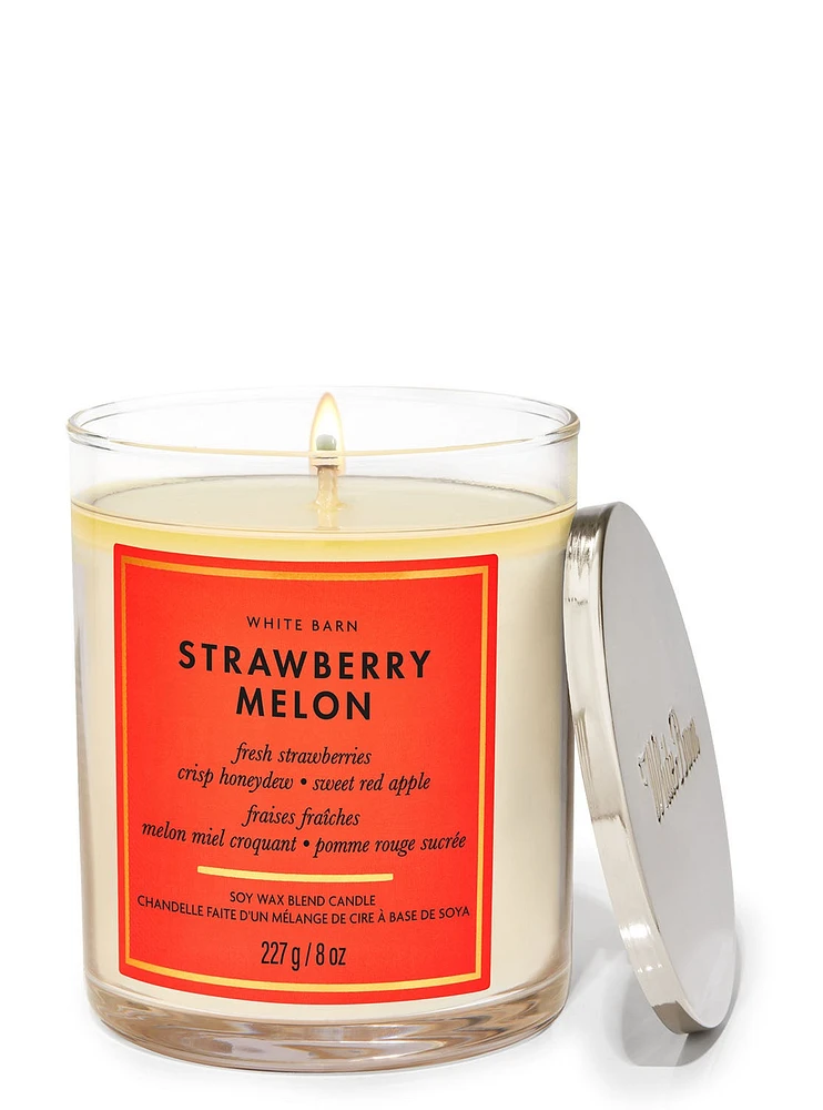 Strawberry Melon Single Wick Candle