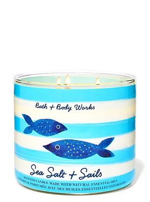 Sea Salt & Sails 3-Wick Candle