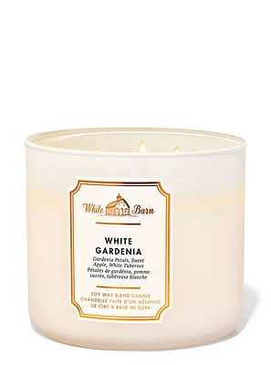 White Gardenia 3-Wick Candle