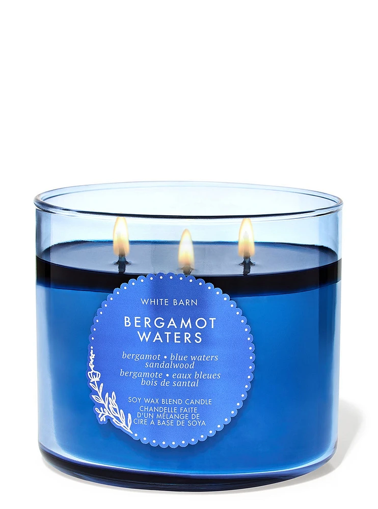 Bergamot Waters 3-Wick Candle