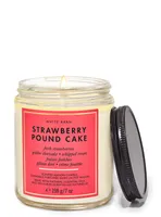 Strawberry Pound Cake Mason Single Wick Candle