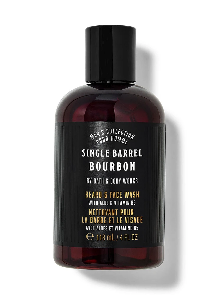 Single Barrel Bourbon Beard & Face Wash