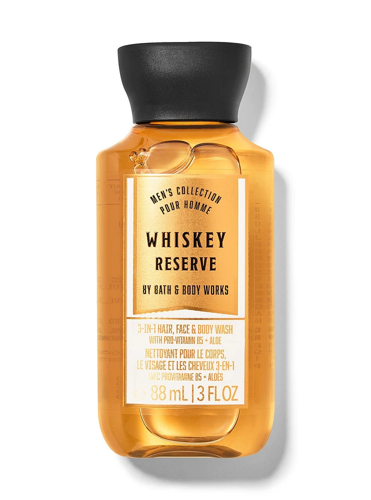 Whiskey Reserve Travel Size Body Wash