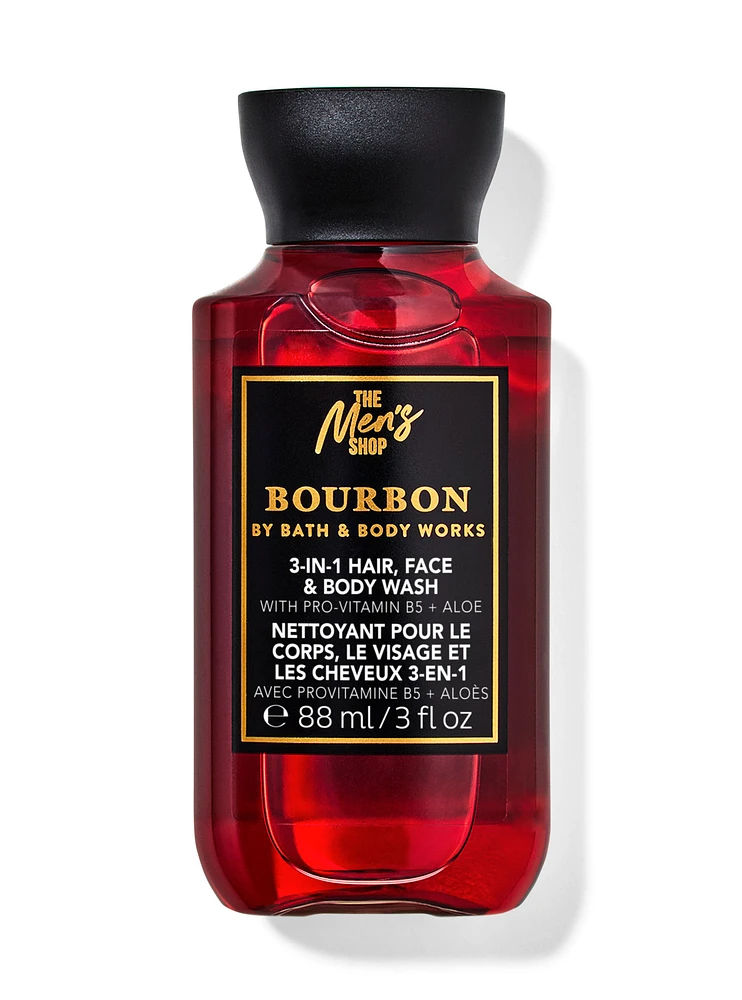 Bourbon Travel Size Body Wash