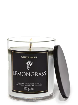 Lemongrass Signature Single Wick Candle
