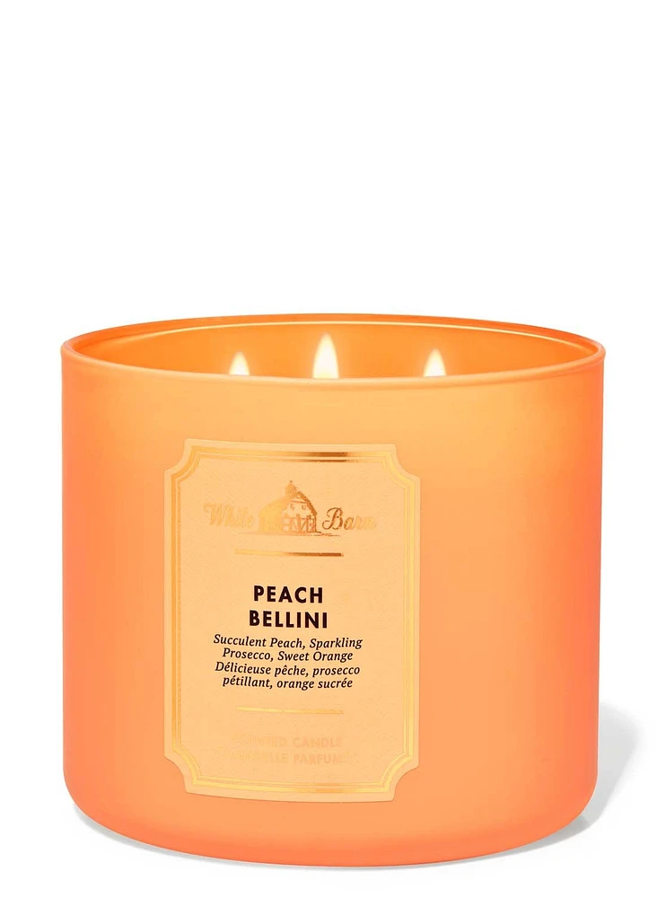 Peach Bellini 3-Wick Candle