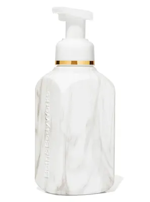 White Marble Gentle & Clean Foaming Hand Soap Dispenser