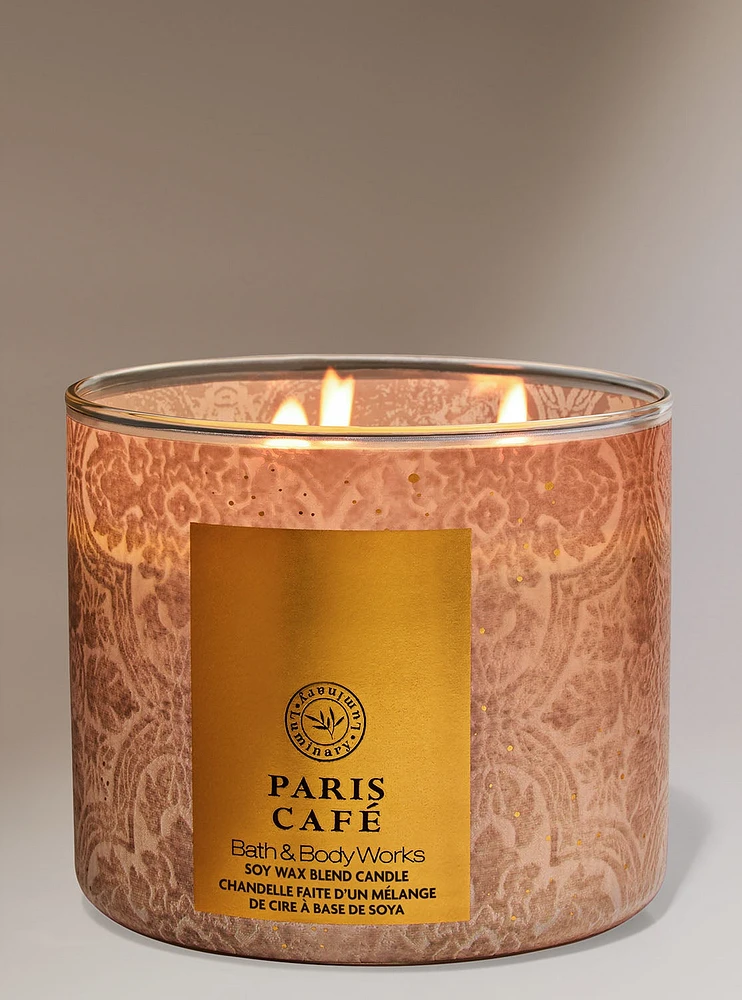 Paris Café 3-Wick Candle