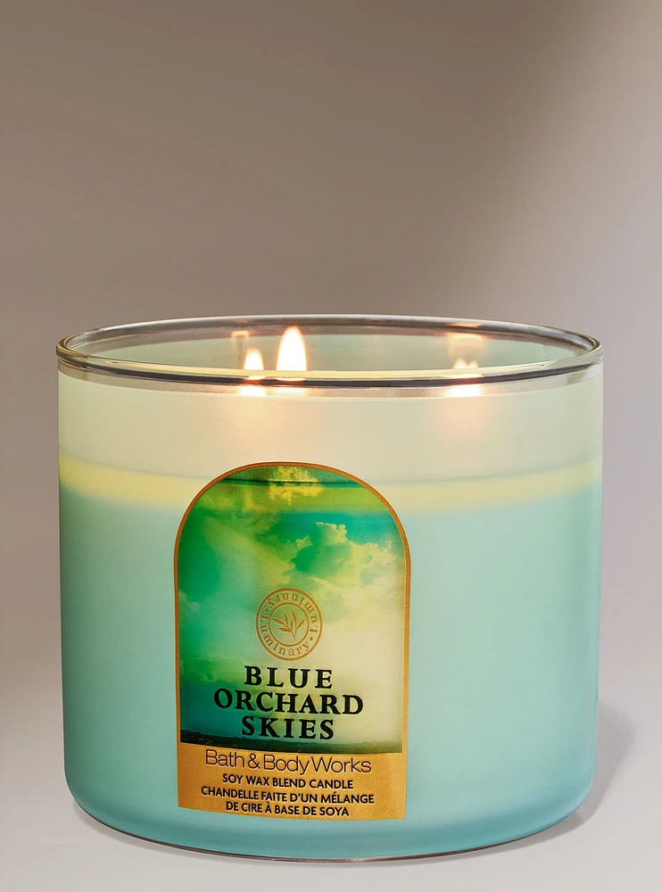 Blue Orchard Skies 3-Wick Candle