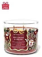 Hot Cocoa & Cream 3-Wick Candle