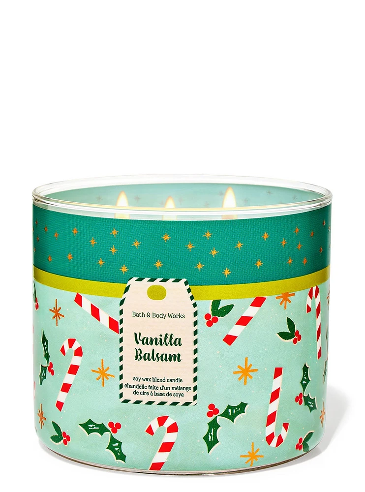 Vanilla Balsam 3-Wick Candle