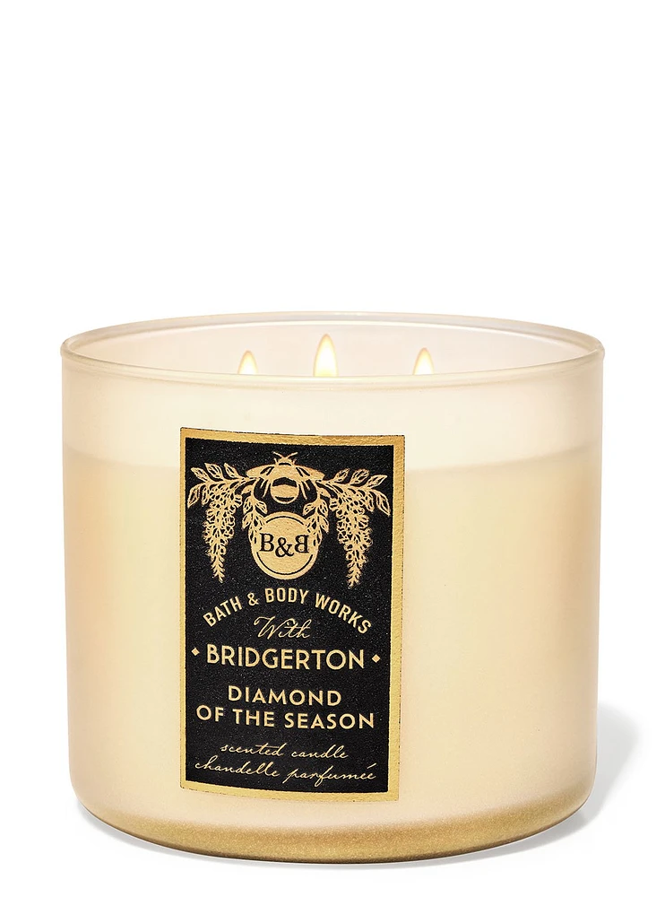 Diamond Of The Season 3-Wick Candle