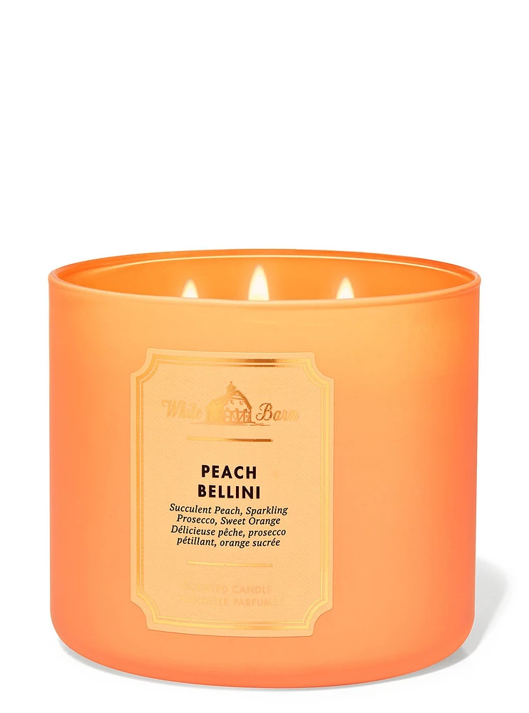 Peach Bellini 3-Wick Candle