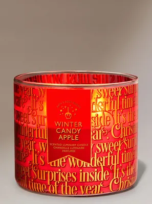 Winter Candy Apple 3-Wick Candle