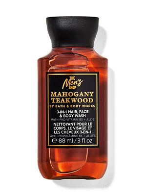 Mahogany Teakwood Nettoyant pour le corps format mini