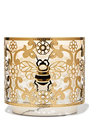 Elegant Bee 3-Wick Candle Holder