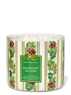 Mahogany Balsam 3-Wick Candle