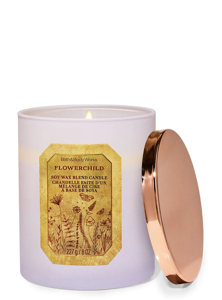 Flowerchild Single Wick Candle