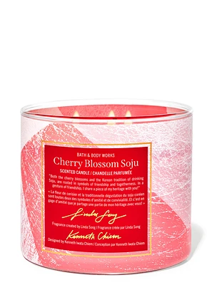 Cherry Blossom Soju 3-Wick Candle