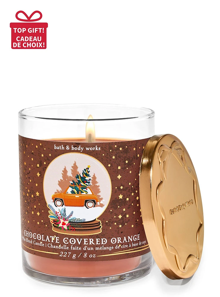 Chocolate Covered Orange Single Wick Candle