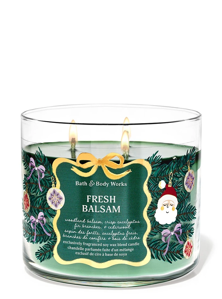 Fresh Balsam 3-Wick Candle