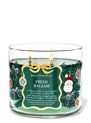 Fresh Balsam 3-Wick Candle