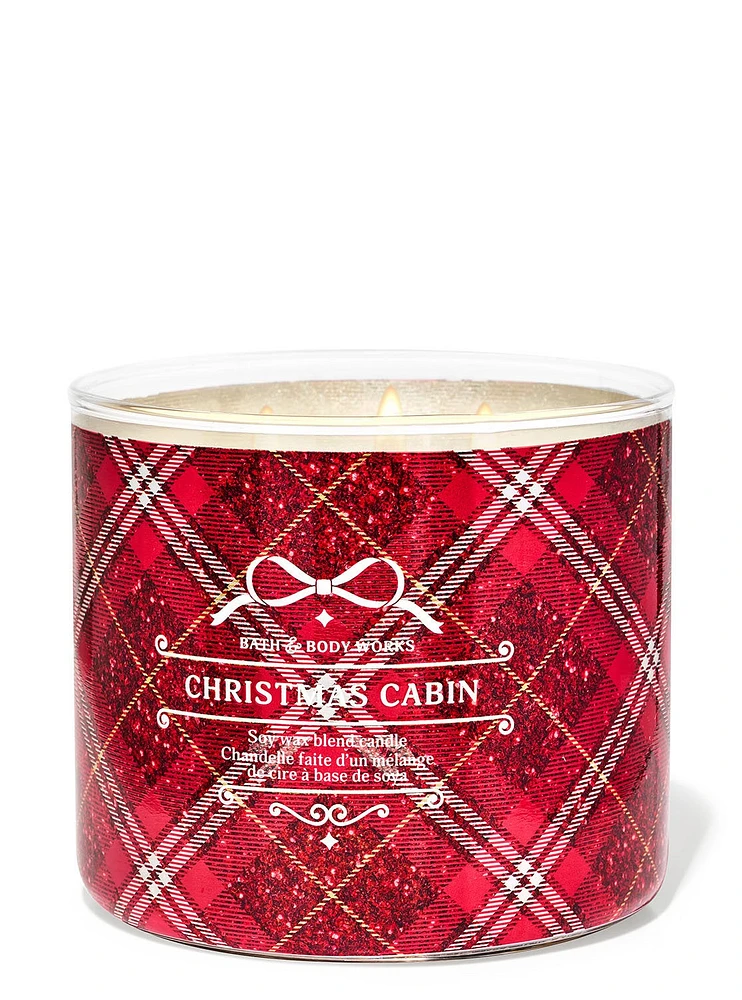 Christmas Cabin 3-Wick Candle