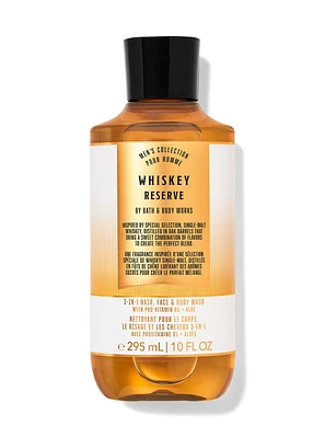 Whiskey Reserve 3-in-1 Hair, Face & Body Wash